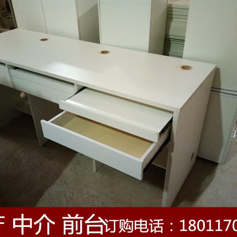 中介前台收银柜台店铺图文物业台旅行社办公桌咨询台接待台电脑桌
