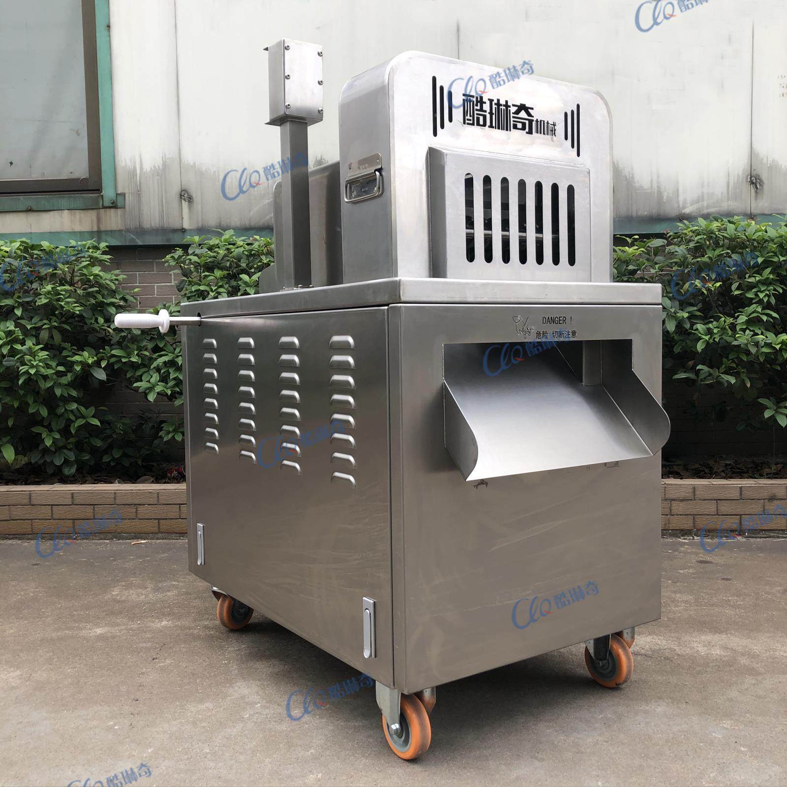 r工厂供应全BJK自动冻肉剁切块机冻猪马牛羊肉块切粒切丁机排骨切