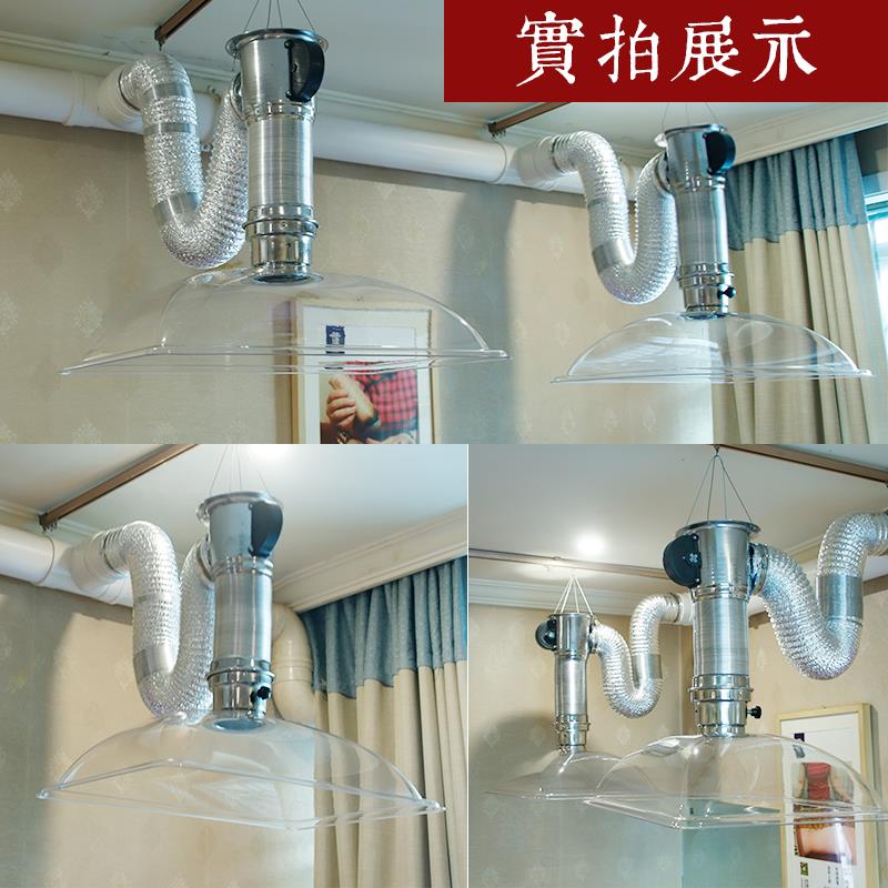 动#艾灸烟系统NBO养生馆移式排艾排器排烟管道伸机缩吸烟抽烟设