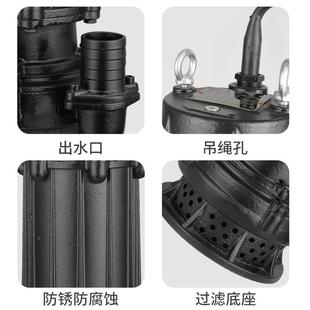 厂家销WQX高扬程潜污40000泵V寸家用水泵潜水排污污泵V抽直水泵