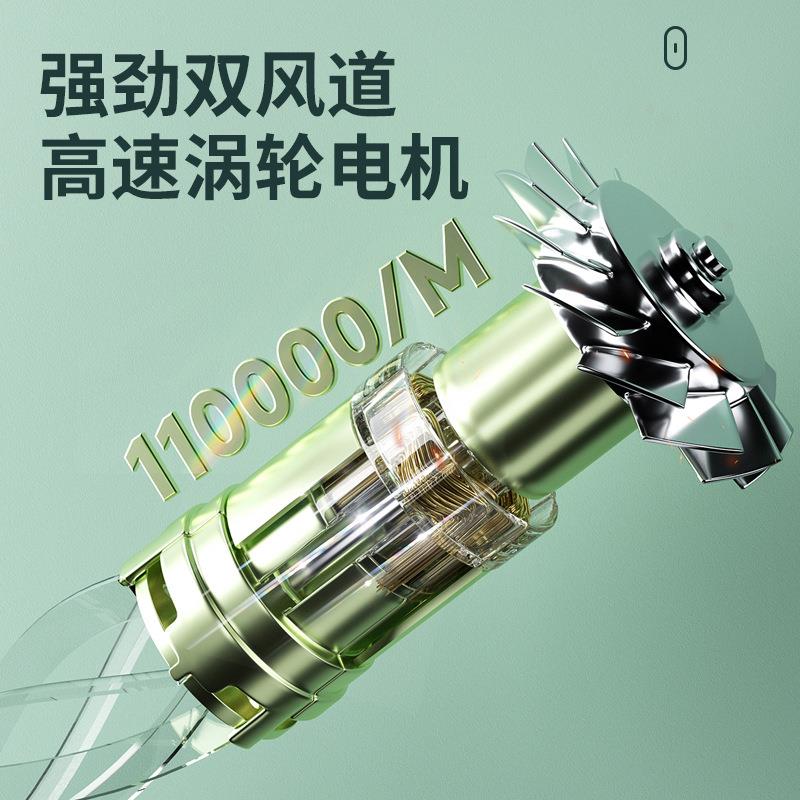 跨境车载吸尘器便携式小型迷你车家用无刷大功率手持无线车用吸吹