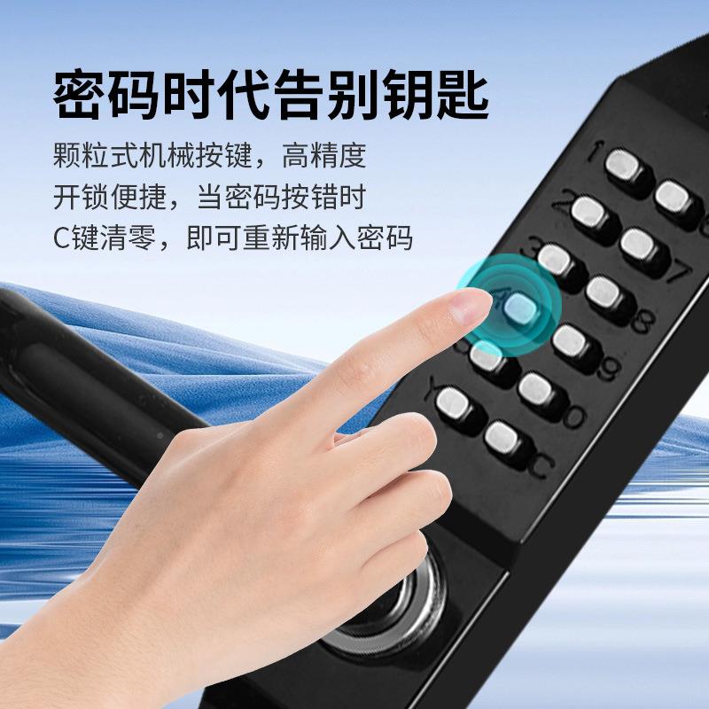 双面机锁械密码户外庭院门栏铁栅门带钥匙防水YTK防冻密码锁艺门