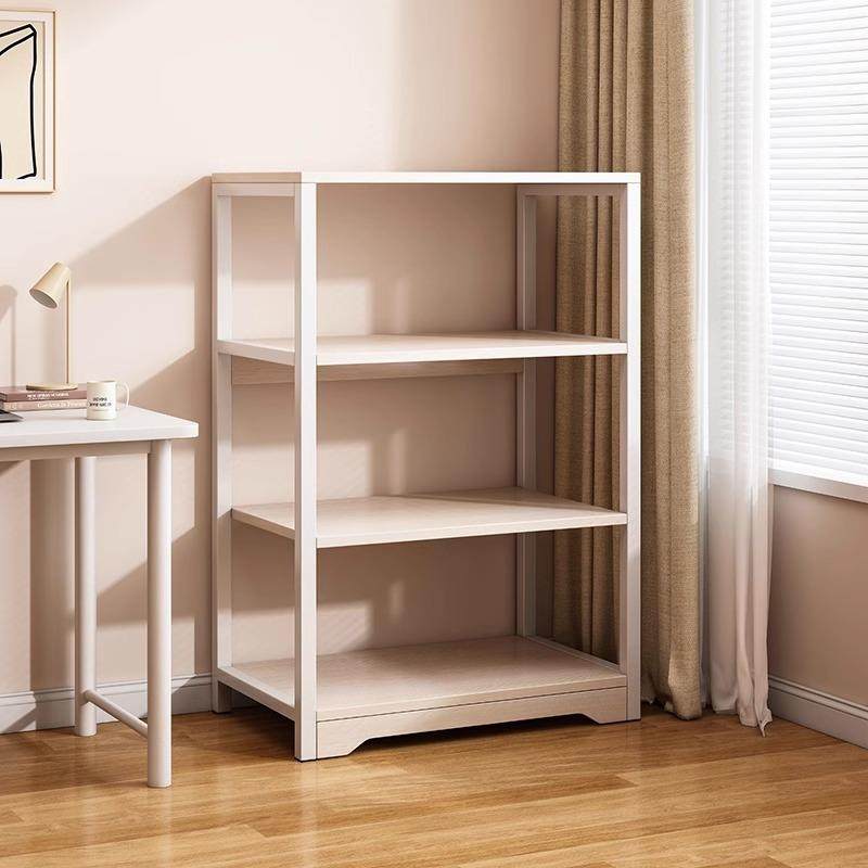 书架落地置物架家用一体收纳架简易靠墙办公室桌旁文件储物小架子