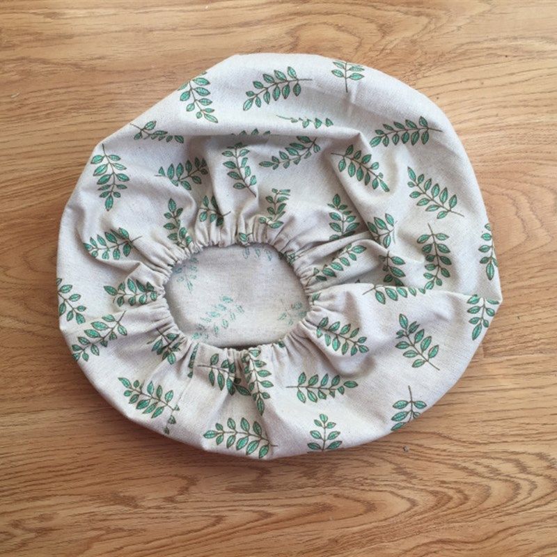 棉麻定制方凳子套 圆墩子圆凳子罩  床榻套松紧圆凳子梳妆凳套