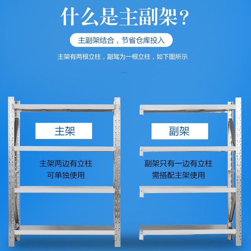 304不锈钢仓储货架商用可调节冷库专用地下室储物多层杂物架子201