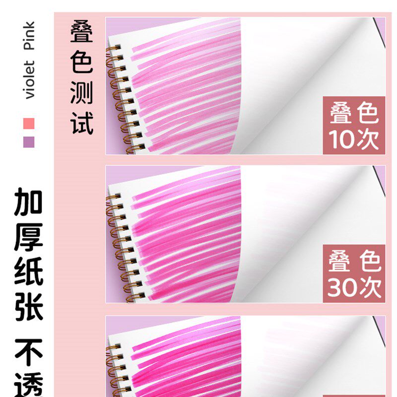 恩米马克笔绘画本加厚马克本a4丙烯画画纸漫画本图画本美术生专业