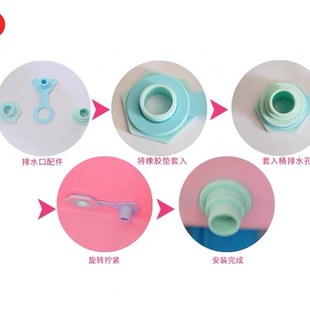 折叠浴桶水塞塑料泡澡桶塞子洗澡桶儿童洗澡桶洗澡盆大人家用软塞