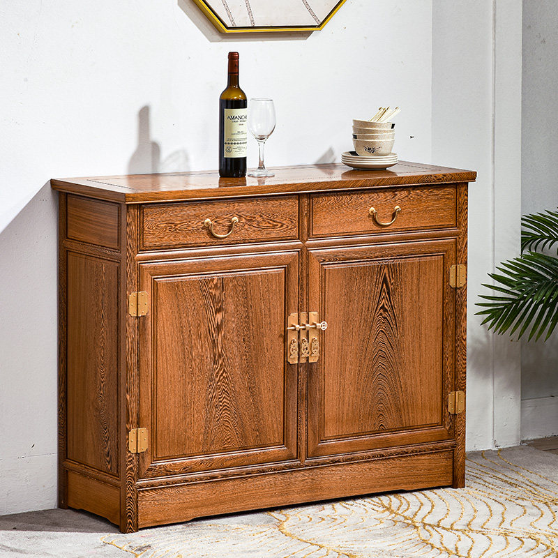 鸡翅木餐柜新中式储物收纳柜红木三联橱家用实木橱碗玄关置物柜,住宅家具,红木餐边柜,淘宝优惠券,粉丝福利购,淘宝优惠卷