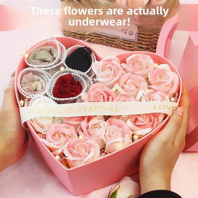 生日礼物女生实用轻奢小众高级感送闺蜜女朋友老婆内裤花束礼盒装,节庆用品/礼品,创意礼盒/礼品套组,淘宝优惠券,粉丝福利购,淘宝优惠卷