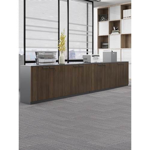 办公文件柜低柜储物柜文件信息柜木制可锁柜公司办公柜桌边柜