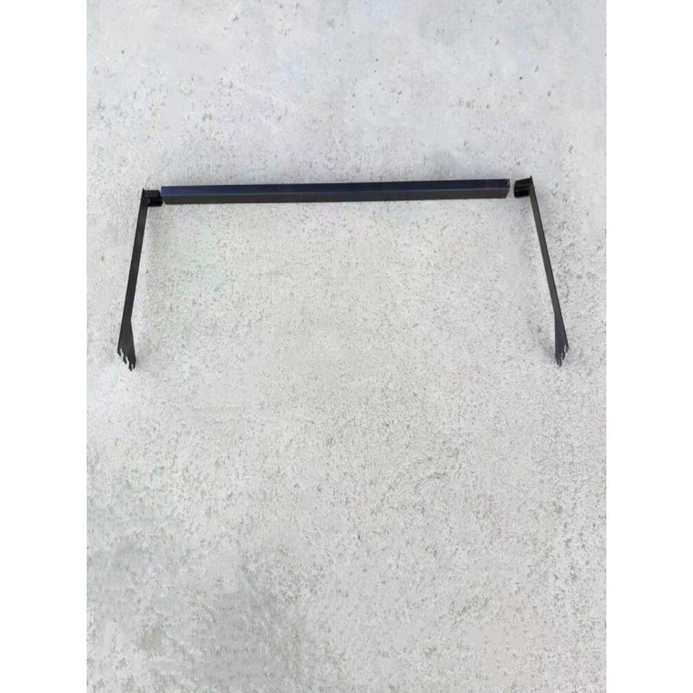 母婴店洞洞板挂衣杆白色横梁正挂挂钩童装货架黑色侧挂衣服杆配件