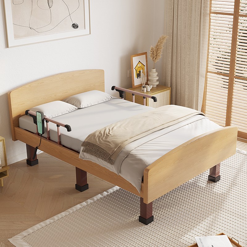 病床医院b床家用多功能手摇电动瘫痪病人老人升降床康复护理床