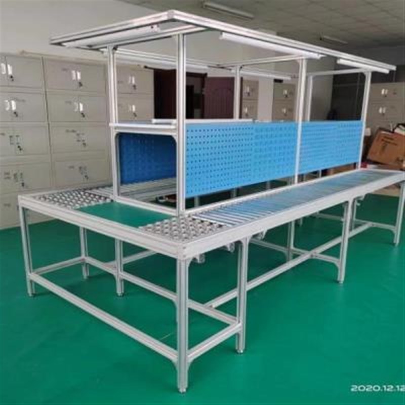 自动流水线输送带传o送带皮带生产组装线输送机操作台防静电工作