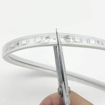 LED5灯带条50防水21-0603户外压200v套管灯带RGB七2彩变光彩色灯