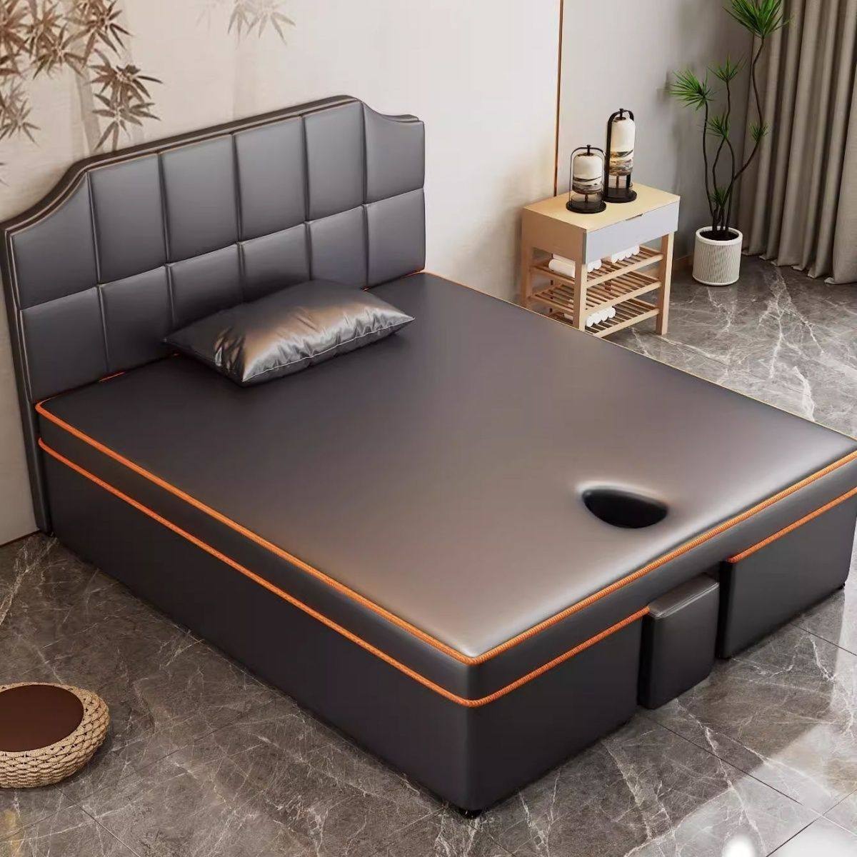 泰式按摩床理疗实木中式