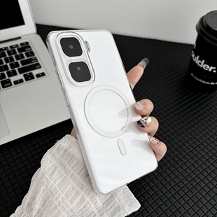 适用iQooNeo10pro+手机壳neo10新款冰雾磁吸硬壳neo10pro+全透明全包防摔保护套防指纹高级感男女款亚克力PC