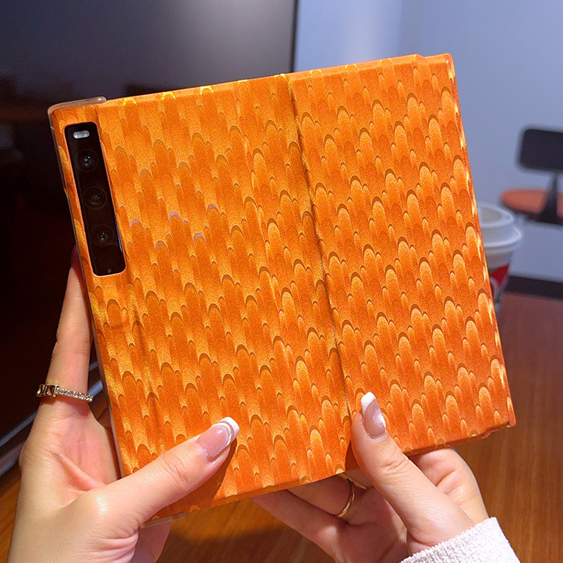 津齐适用华为mateXs2手机壳孔雀纹翻盖皮套华为mateX2手机套华为mateXs2个性时尚华为mateX2奢华简约全包防摔