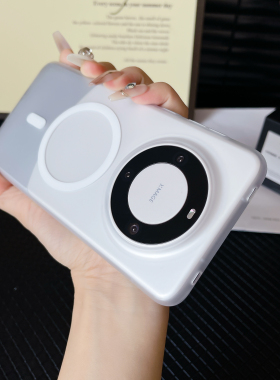 适用华为mate70手机壳mate80Pro防滑半透mate60Pro磁吸散热mate50Pro冰雾mate40磨砂半透明简约mate30P男女款