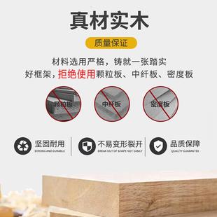 实电脑实木电脑桌式 带主机托一体家用室写字台工卧作台办公桌电