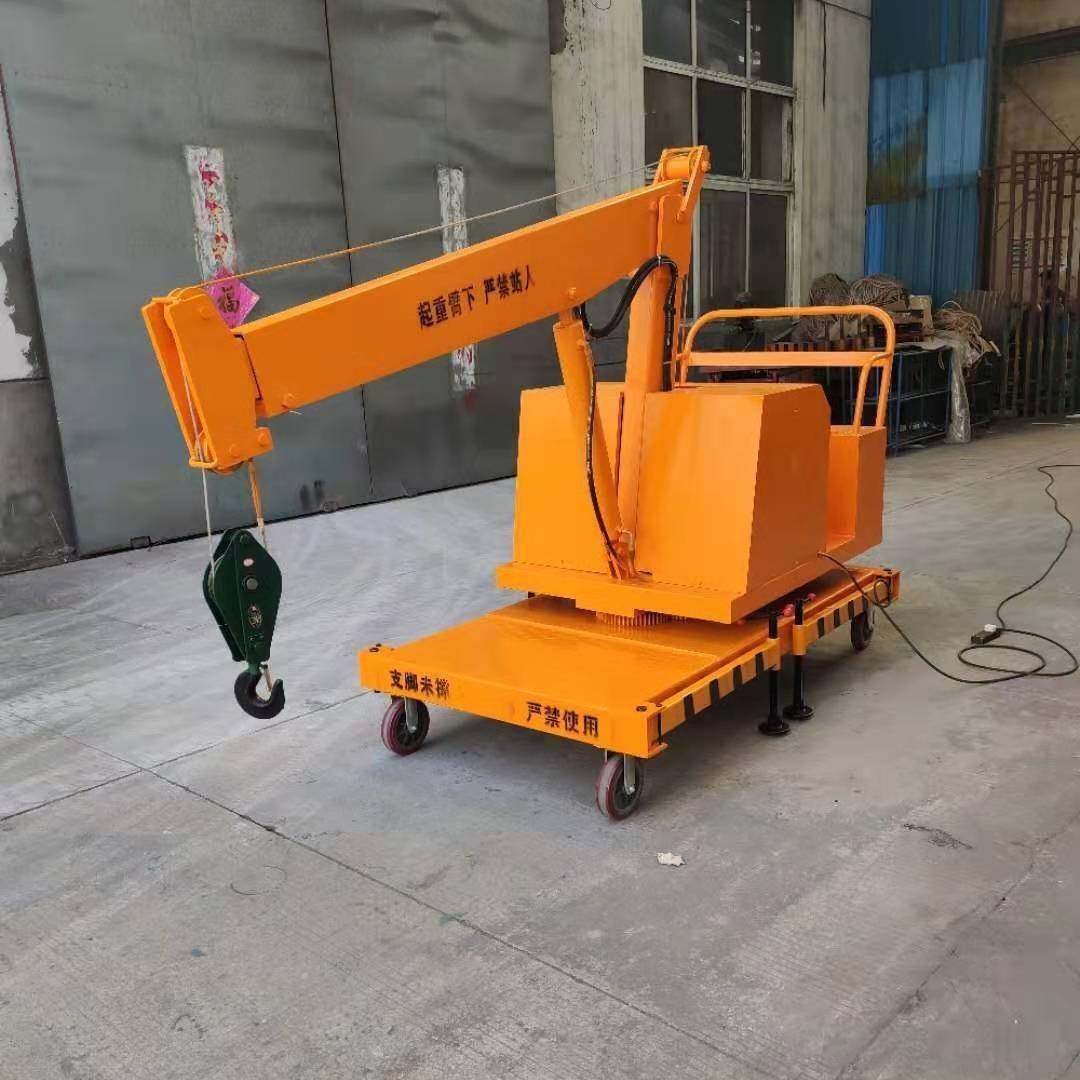 新款电动液压旋转吊车人力拖小吊车配重式电动吊车,搬运/仓储/物流设备,其他起重搬运设备,淘宝优惠券,粉丝福利购,淘宝优惠卷