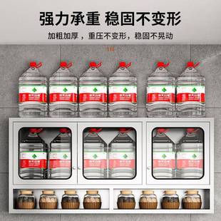 储物柜壁钢柜柜 厨L7家用房吊柜不锈钢吊柜304341不锈碗橱柜挂墙式
