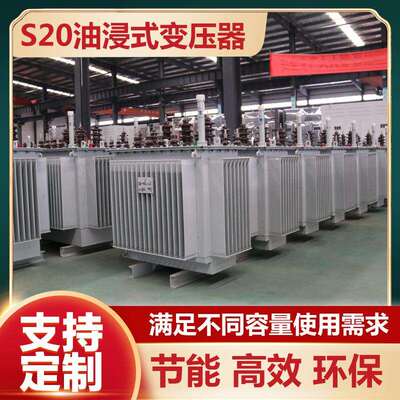 S20-500kva油浸式变压器 全铜三相高压配电变压器价格报价厂家