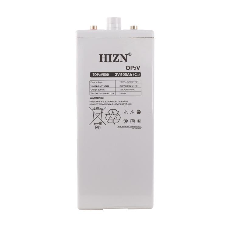 汇众电池管式胶体蓄电池OPzV 2V 500AH 光伏储能电信基站深循环