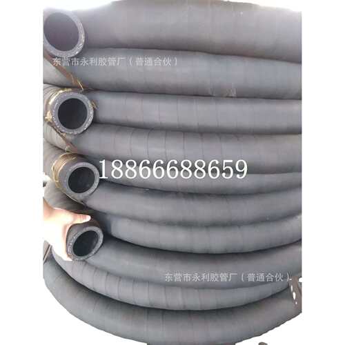 DN25 32 38 51mm夹布胶管麻面夹布输水胶管穿线用穿线软管