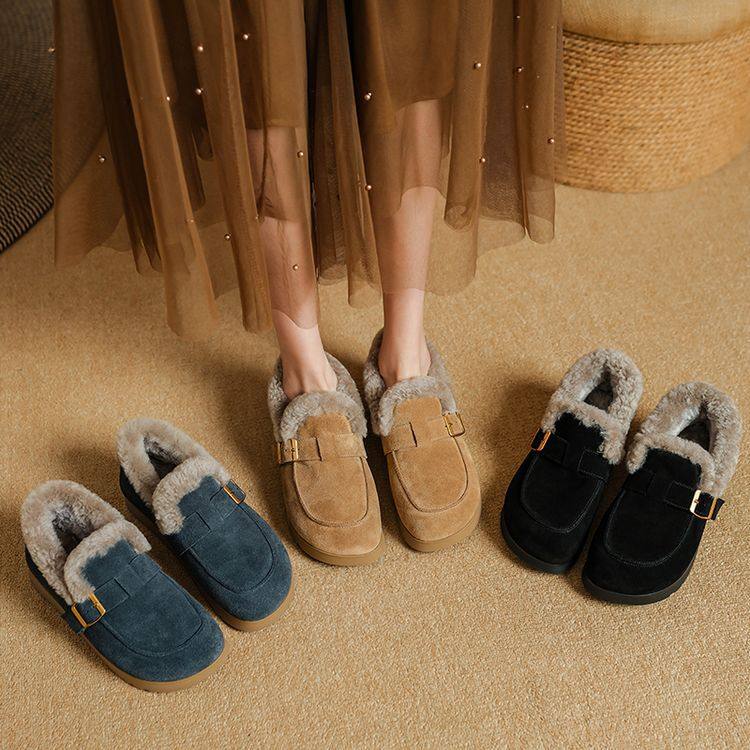 休闲加绒毛毛鞋低帮雪地靴秋冬新款玛丽珍鞋懒人平底大棉鞋女,户外/登山/野营/旅行用品,登山鞋/徒步鞋,淘宝优惠券,粉丝福利购,淘宝优惠卷