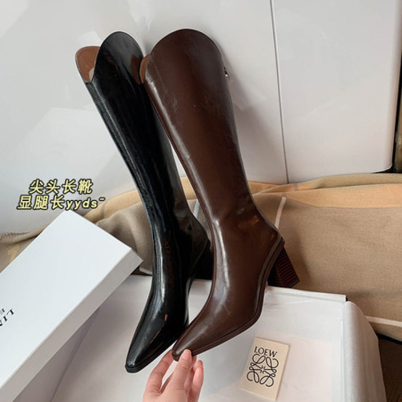高跟v口西部靴2025年棕色复古方头粗跟长靴显瘦不过膝高筒骑士靴,户外/登山/野营/旅行用品,登山鞋/徒步鞋,淘宝优惠券,粉丝福利购,淘宝优惠卷