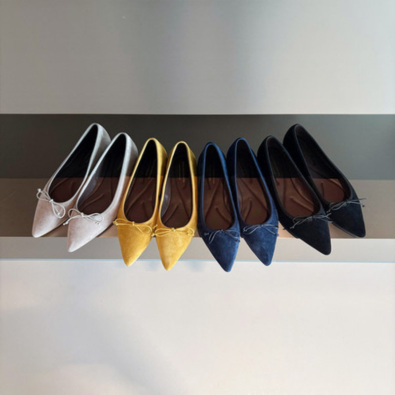 2025新款羊皮尖头蝴蝶结浅口单鞋女内增高复古时尚百搭舒适平底鞋,户外/登山/野营/旅行用品,登山鞋/徒步鞋,淘宝优惠券,粉丝福利购,淘宝优惠卷