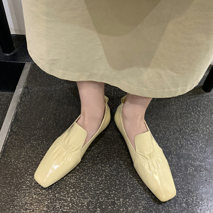 祖母绿软皮平底单鞋牛皮深口小皮鞋春夏新款休闲方头纯色女鞋子,户外/登山/野营/旅行用品,登山鞋/徒步鞋,淘宝优惠券,粉丝福利购,淘宝优惠卷