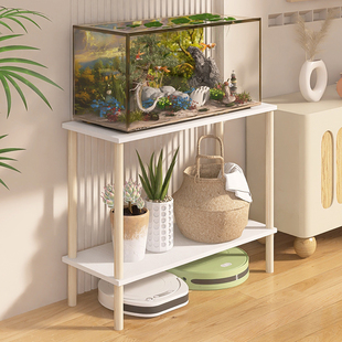 鱼缸底座架子桌面小米龟缸架落地式小型水族箱底柜多层置物架
