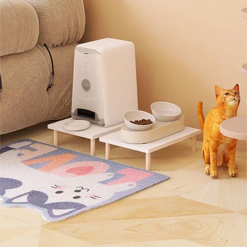 自动喂食器架猫碗垫高架护颈