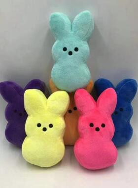 跨境新品亚马逊peeps兔子复活节兔子毛绒玩具宠物狗玩具猫咪玩具