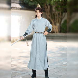 原创【昭阳】汉服男女款圆领袍日常古装武侠风宋制