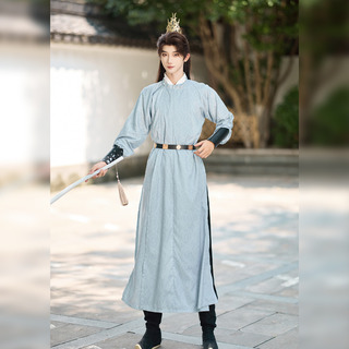 原创【昭阳】汉服男女款圆领袍日常古装武侠风宋制