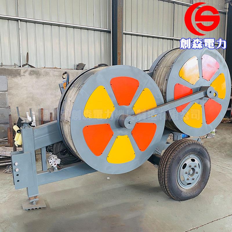 厂家机械师被动张力机电力施工液压制动牵张机