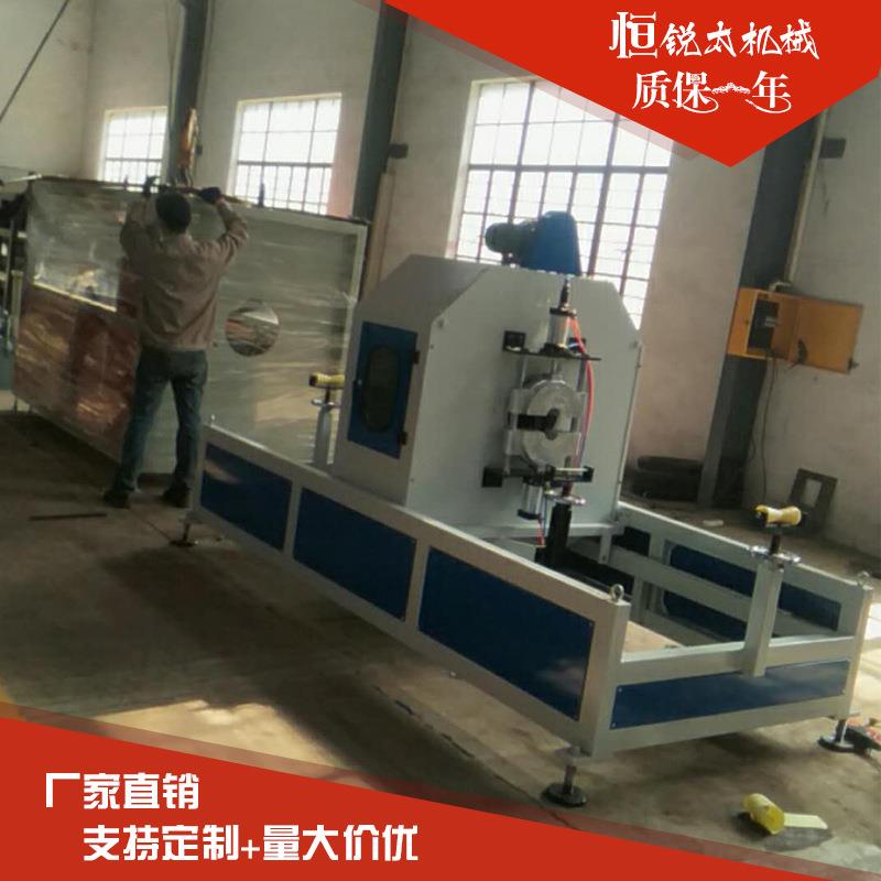PVc塑料保温管倒角全自动环行切割机 pe管材无屑行星切割机