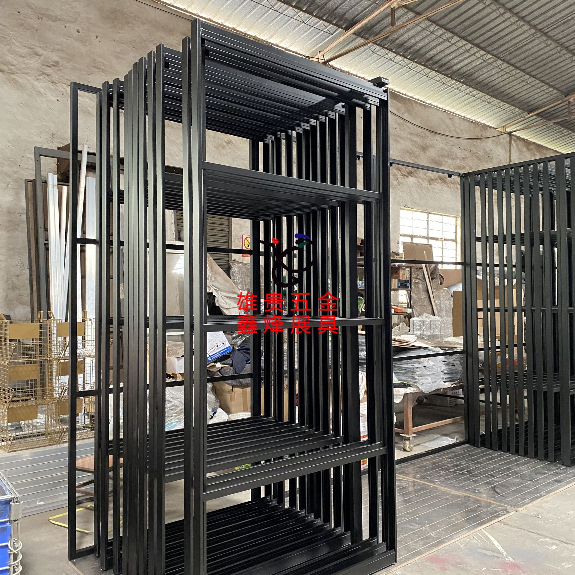 鑫烽定制瓷砖木地板展架抽拉岩板门板艺术漆墙布推拉样品展示架