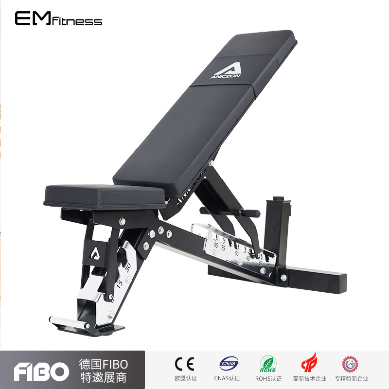 多功能健身腹肌板 室内仰卧训练牧师椅 健身房商用可调节哑铃凳