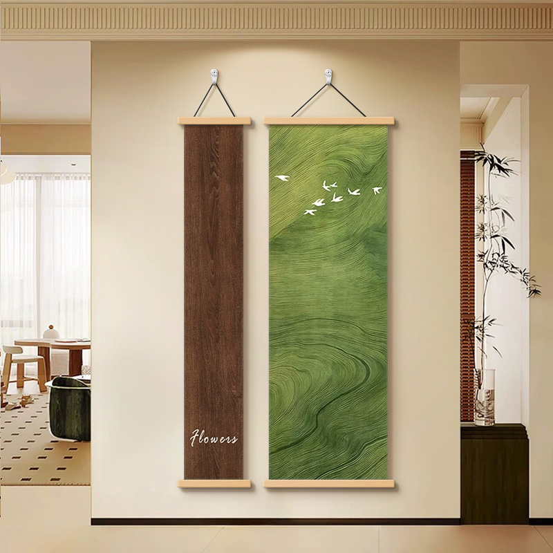 中古风春日来信玄关挂画