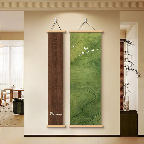 中古风春日来信玄关挂画