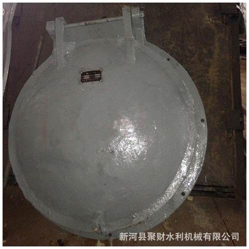 厂家供应玻璃钢拍门新型复合材料侧开圆形方形管道法兰连接拍门