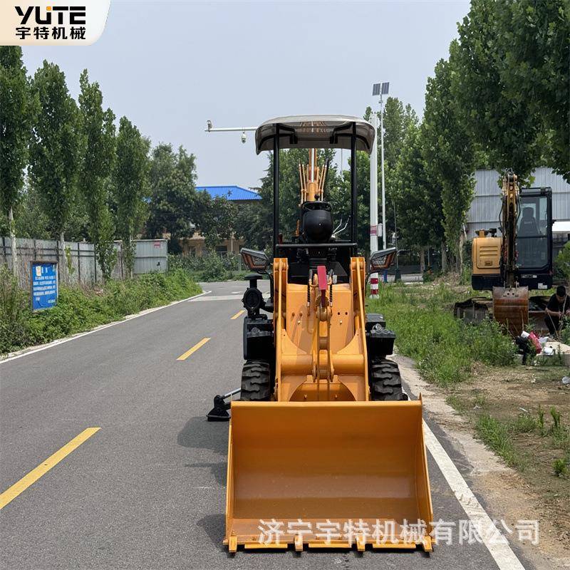 08-12A无尾两头忙装载机农用前装后挖带挖斗铲车翻斗随车挖掘机