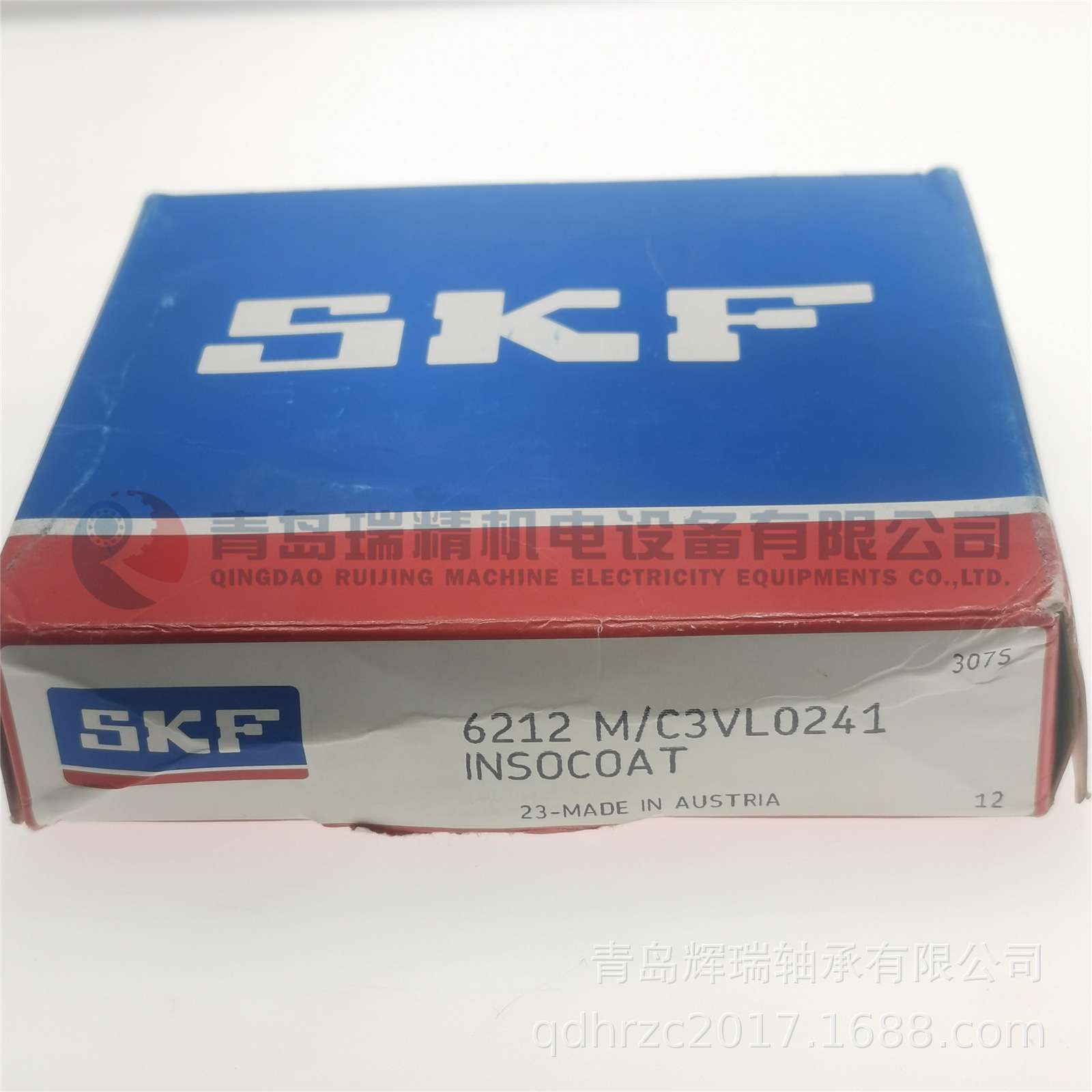 S-K-F 外圈绝缘轴承 6212M/C3VL0241 标准涂层