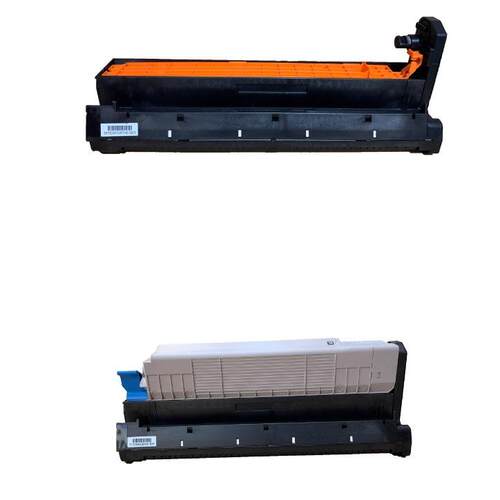 适用OKI C801dn感光硒鼓 C801 C821彩色碳粉 C801dn鼓架 OKI C821