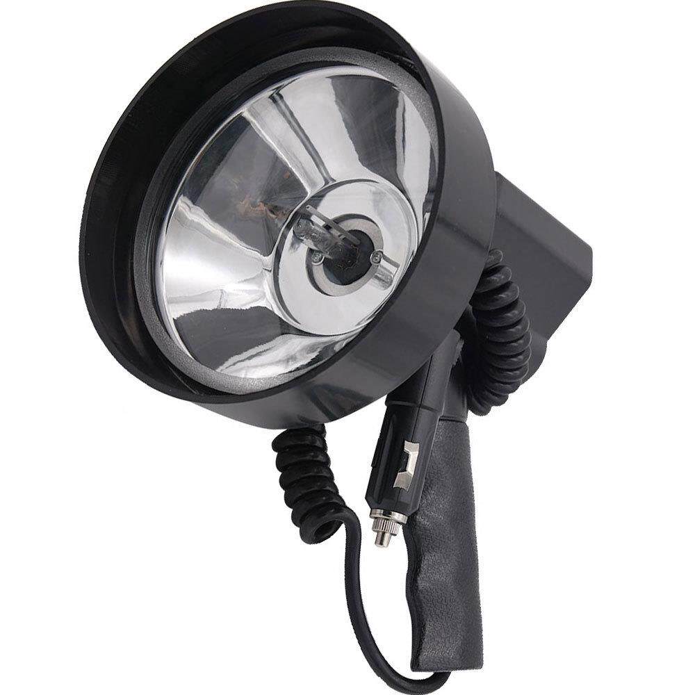 150MM 5英寸12-24V 55W HID手持式探照灯户外射灯野外露营搜索灯