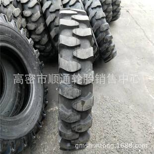 挖掘机轮胎10.00-20人字花纹轮胎工程轮胎9.00-20