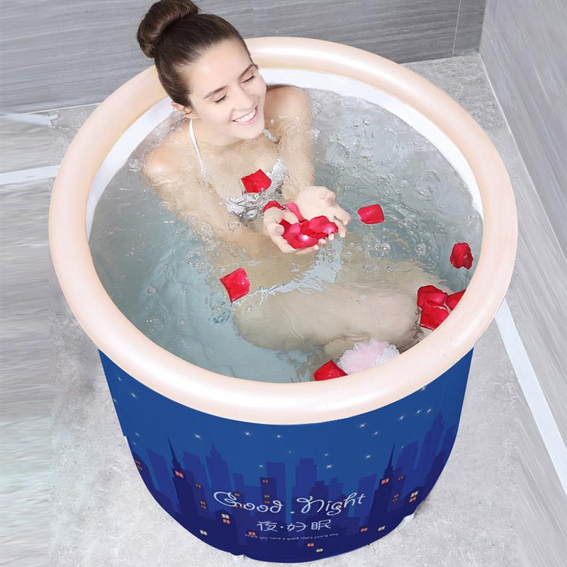 泡澡桶大人可折叠洗澡桶成人加厚沐浴桶浴缸浴盆儿童家用全身